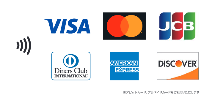 取り扱いクレジットカード